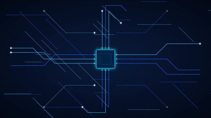 Digital Microchip Processor with Expanding Circuit Board Connections