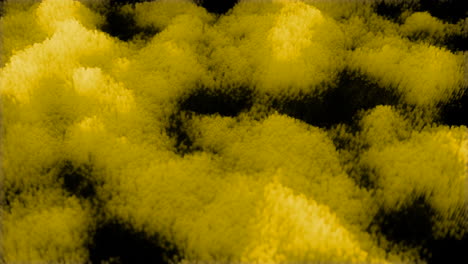 patrón de racimo amarillo abstracto