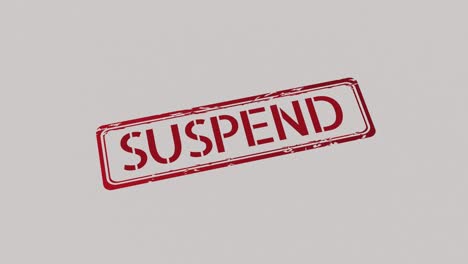 sello de suspensión