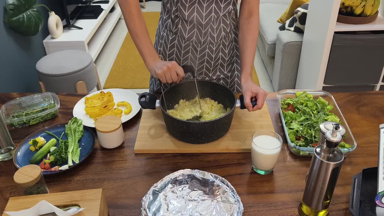 Preparing a Meal in the Kitchen