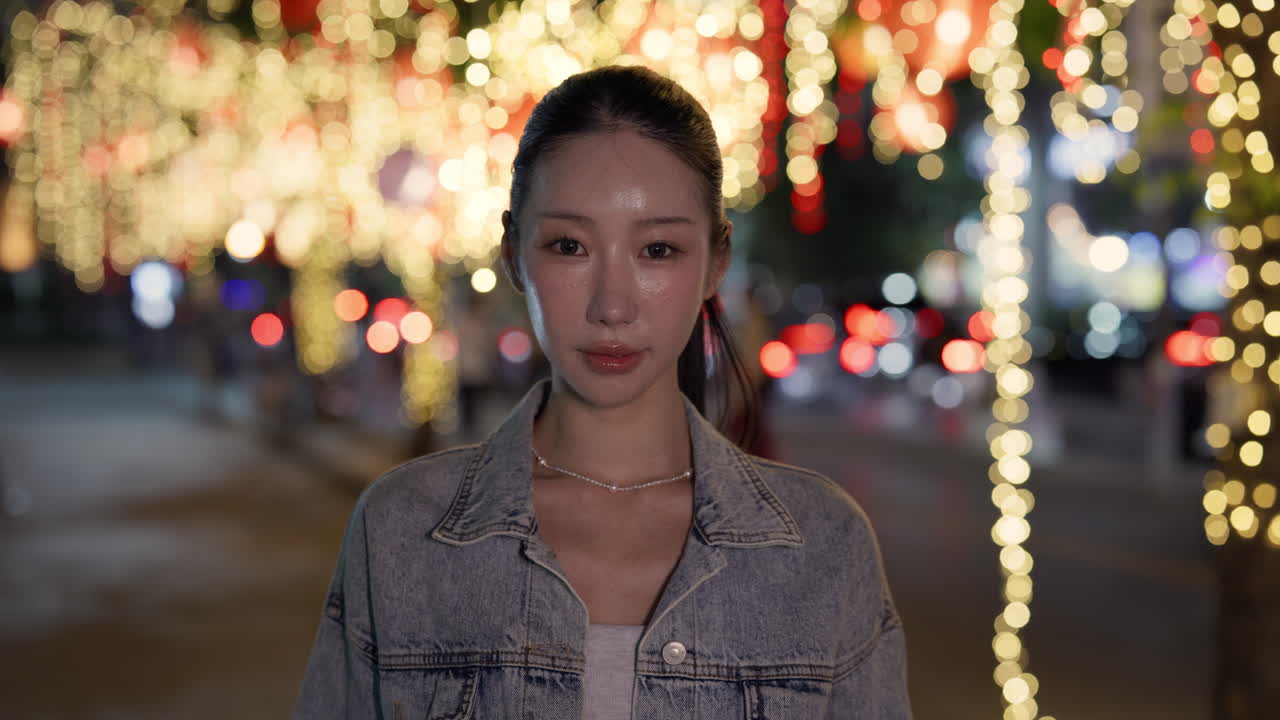 밤에 한 여성의 초상화