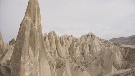 amazing rock formations in cappadocia, turkey