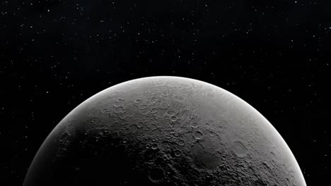 Mond-Aus-Dem-Weltraum:-4K-Mondansicht