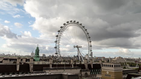 el ojo de londres y el horizonte, londres, inglaterra