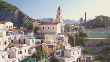 picturesque italian hilltop village a