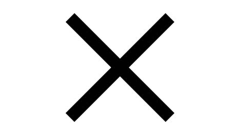 animación de dibujo de marca de verificación (marca de verificación), cruz y círculo (conjunto de cuatro colores)