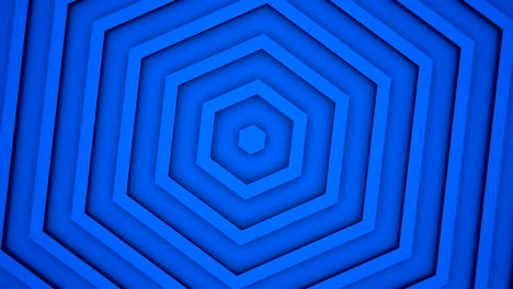 rotating blue honeycomb