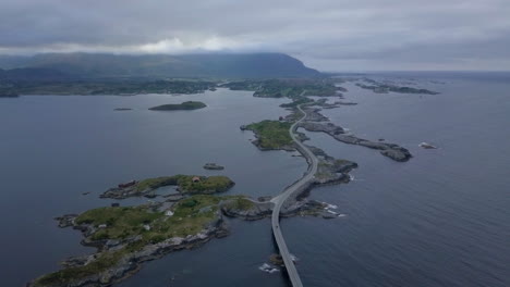 Antenne:-Atlantikstraße-In-Norwegen