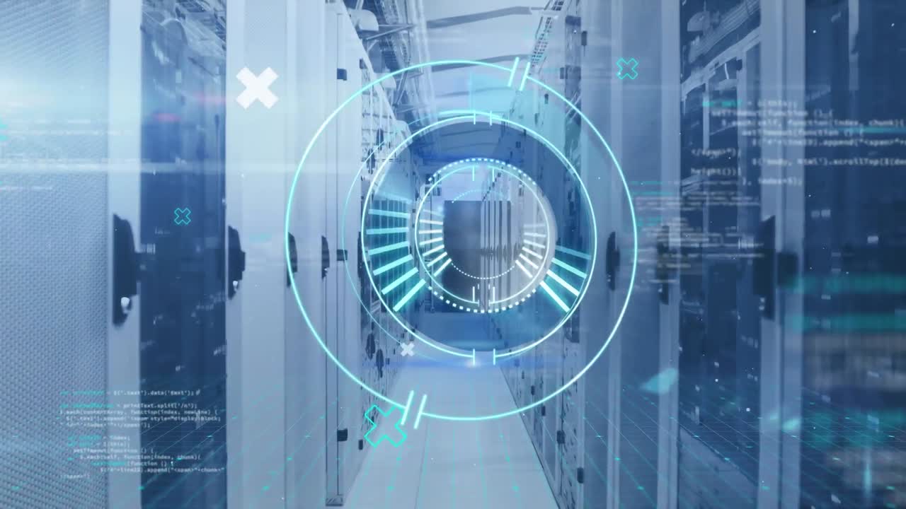 procesamiento de datos y escaneo de alcance a través de un centro de procesamiento de datos