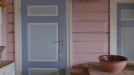 charm of traditional scandinavian design with our pan shot of an old-fashioned kitchen