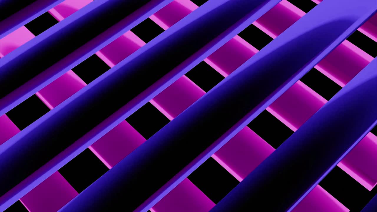 Abstraktní geometrický vzor fialových a růžových čar