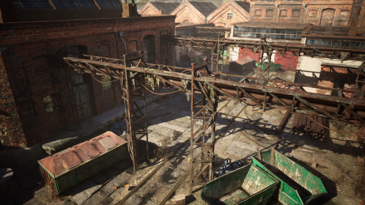 버려진 산업 공장