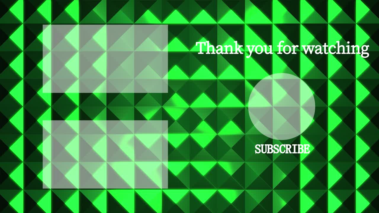 금속 반사 크리스탈 광채 엔드 카드 엔딩 스크린 모션 그래픽