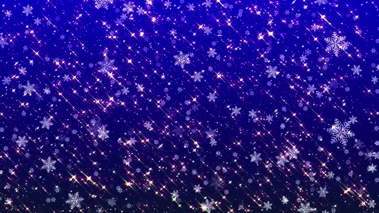 4k 글리터 스노우플레이크 크리스마스 배경