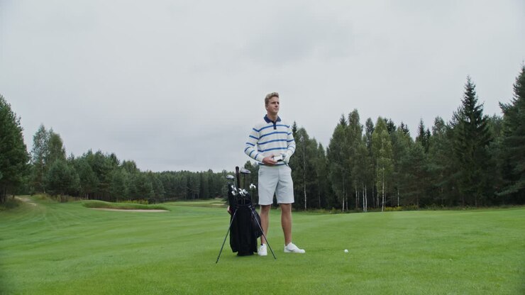 Golfer on the Golf Course