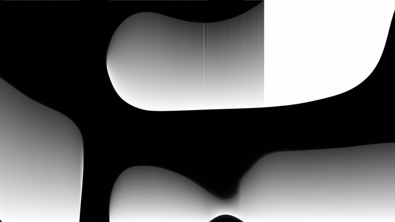 Dynamic liquid animation in monochrome colour with pixel sorting effect