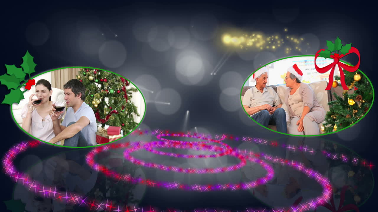 크리스마스 커플 애니메이션