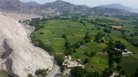 An-aerial-view-of-the-vibrant-green-countryside