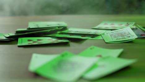 green ace cards