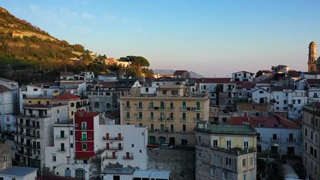 imágenes de drones de amalfi, italia