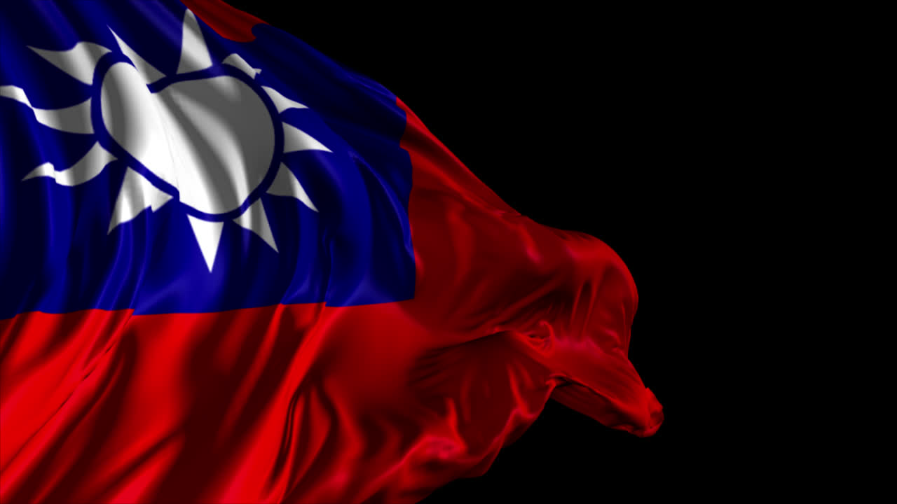 Cờ Đài Loan bay phấp phới