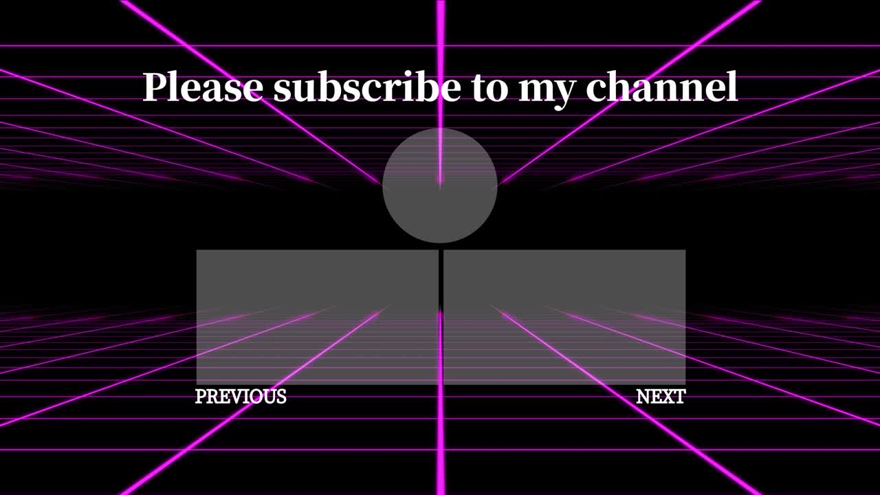 그리드 이동 엔드 카드 엔딩 스크린 모션 그래픽