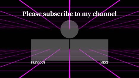movimiento de la cuadrícula card end ending screen motion graphics