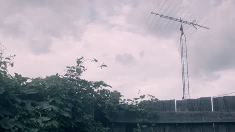 a tighter shot of a moody daytime timelapse during overcast conditions in kenosha, wisconsin.