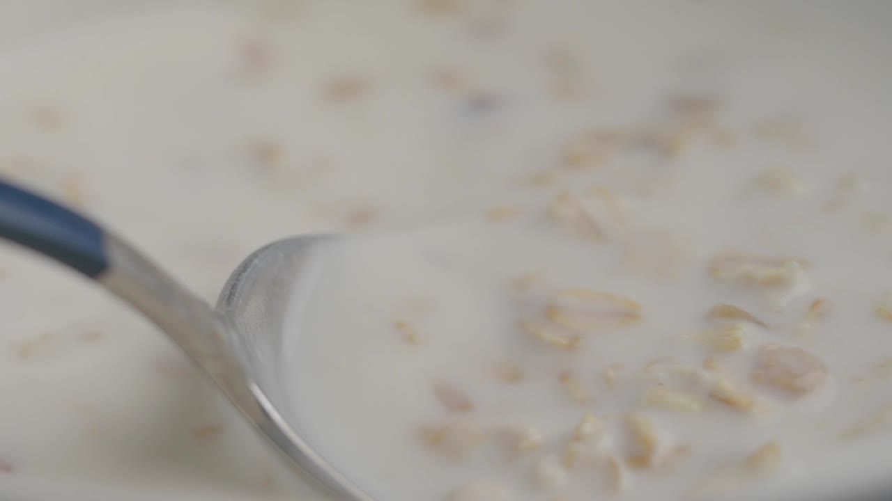harina de avena con leche
