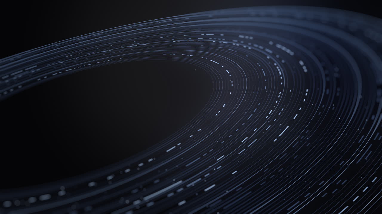 dynamic abstract background featuring glowing blue white lines curved, flowing pattern against dark backdrop. data, technology, digital networks, modern communication. Ideal for tech, business