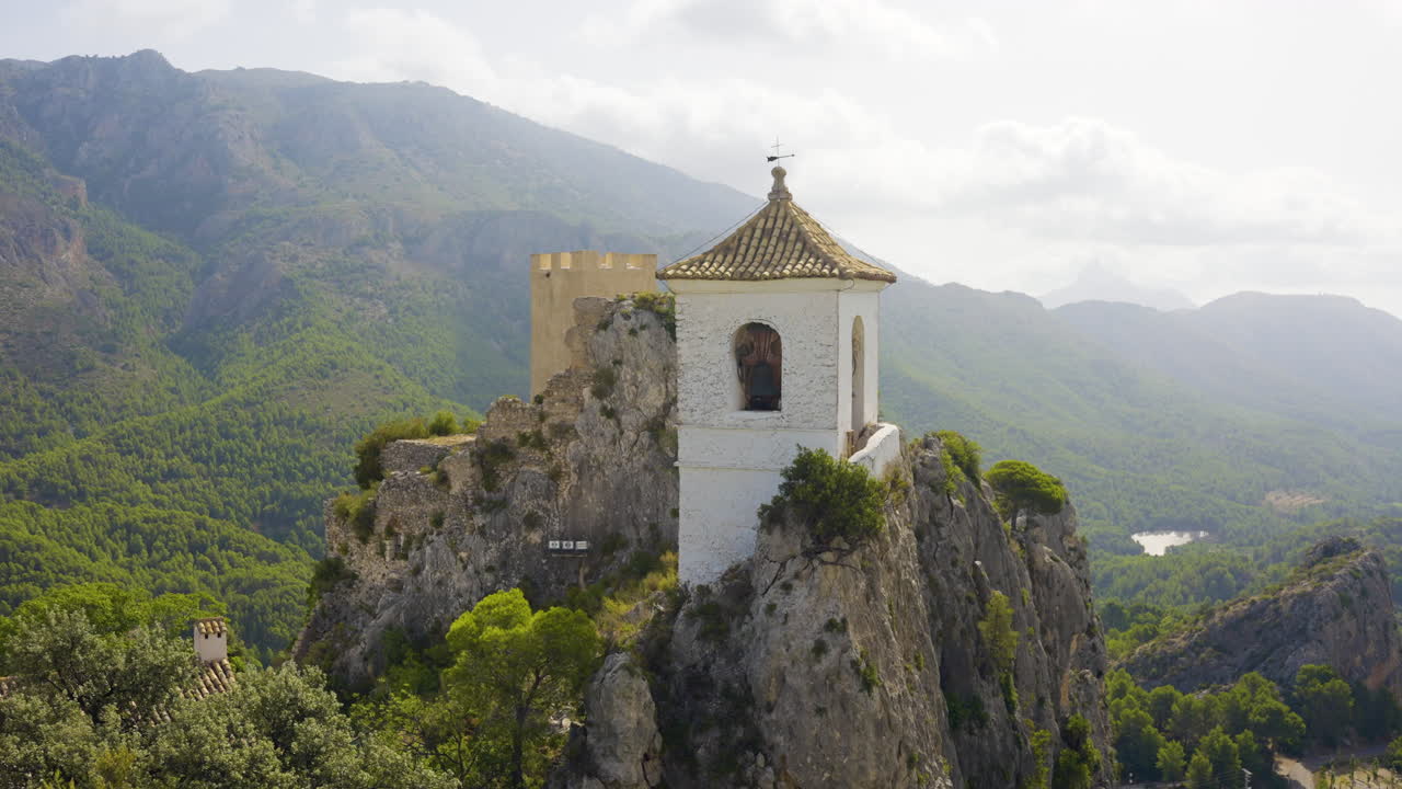 Bell Tower on a Rocky Mountaintop