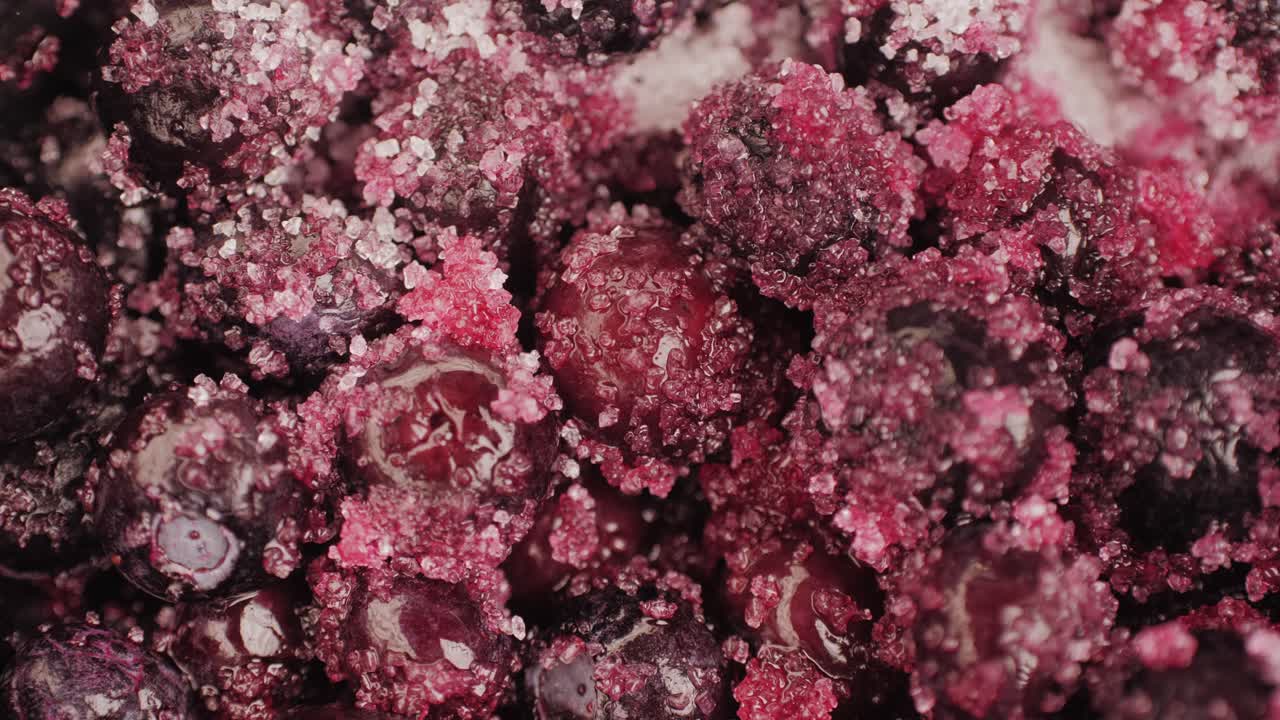 Sugar-coated Blueberries