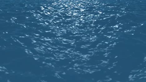 close up of disturbed blue ocean water surface