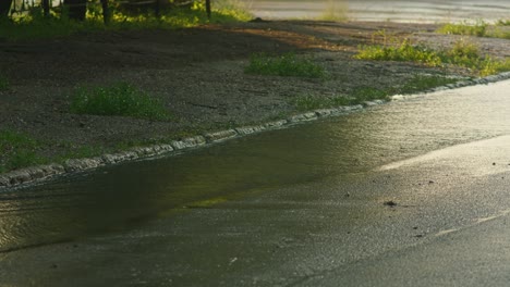 outflow of water from a well. breakthrough of the water supply system. sewerage. prores 422, bmpcc4k