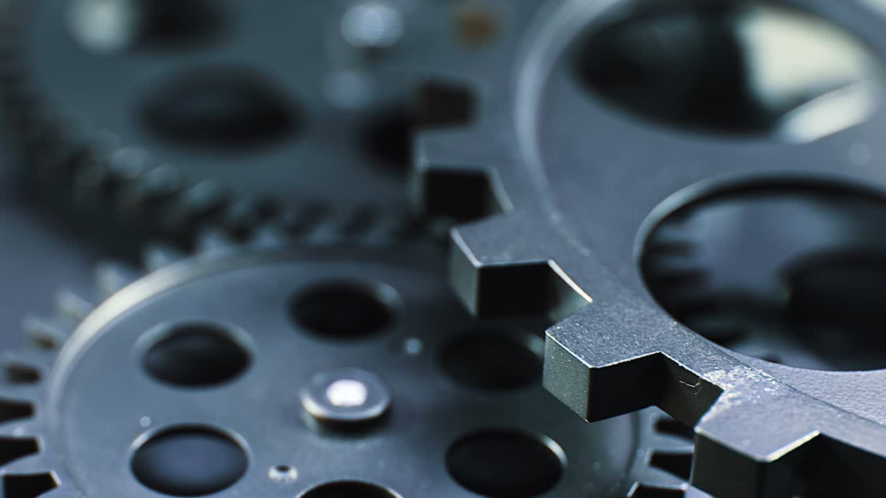 engranajes de reloj mecánicos industriales retro grunge