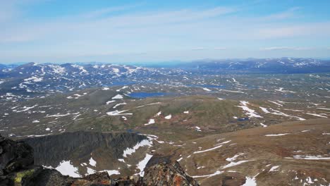 Beautiful-Scenery-Of-The-Waterholes-At-Alpine-Landscape-In-Jamtland-Triangle-In-Sweden