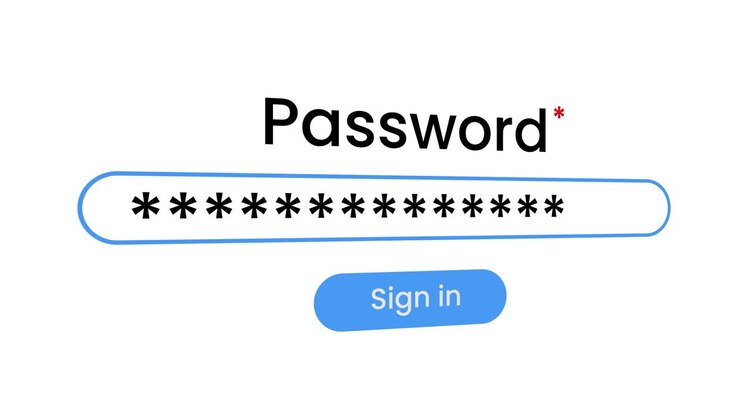 Password and Sign-in Screen