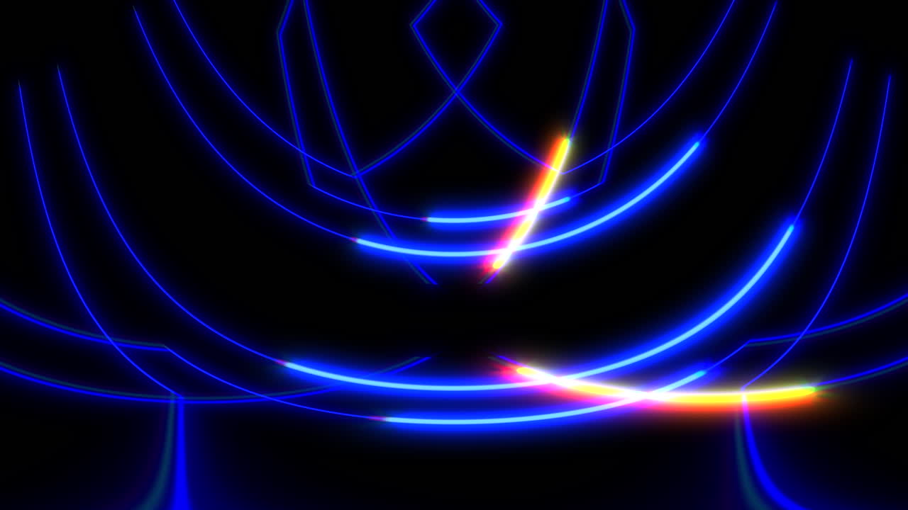 patrón geométrico moderno con líneas y formas azules