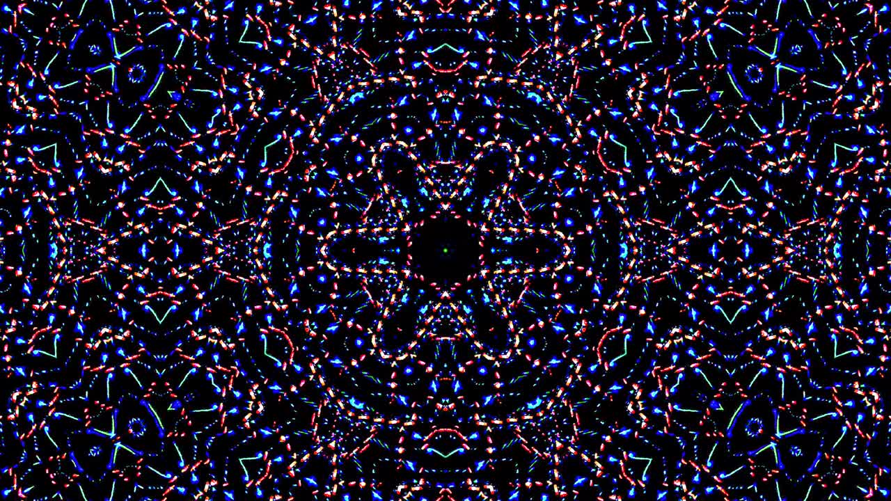 colorful lines glowing waves shape background kaleidoscope abstract