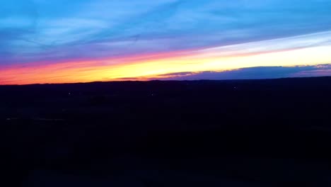 stunning sunset landscape