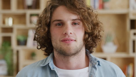 face, handsome man and portrait with a smile