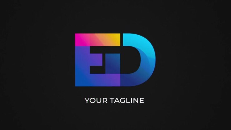 Een digitale logoreveal met futuristische animatie