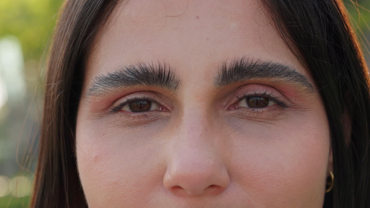 Close-up of a woman's face