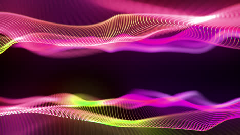 colorful-line-wave-digital-effect-particles-animated-data-flow-concept,-sci-fi-background-digital-space-lines-and-surface-waves-on-black-background