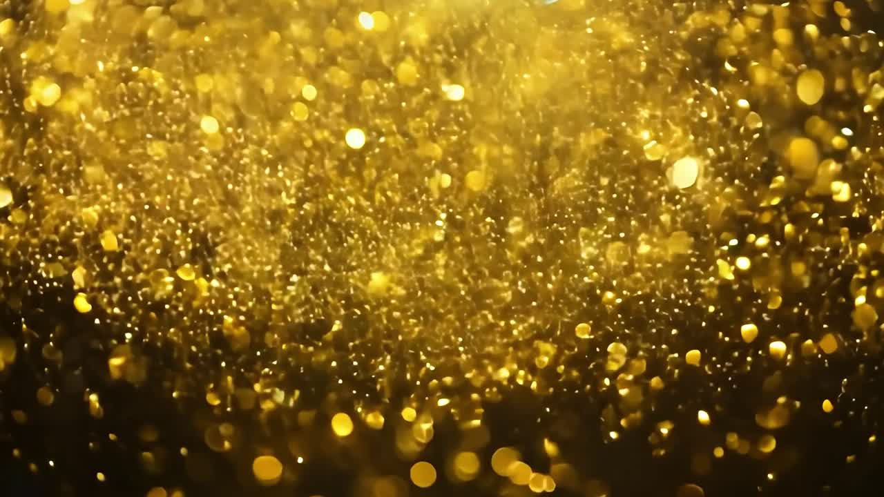 골든 글리터 보케 배경