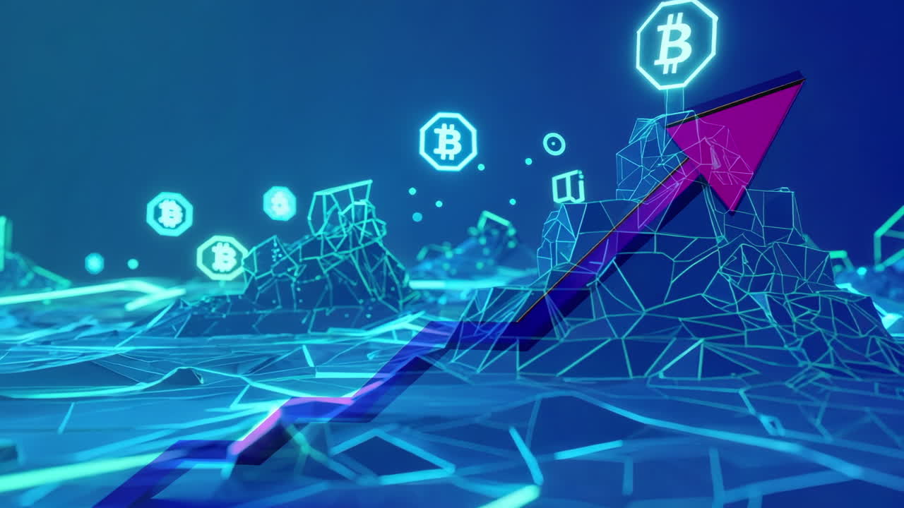 Bitcoin Cryptocurrency Growth and Digital Finance Trend