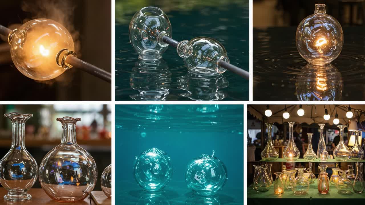 A Captivating Journey Through the Art of Glassblowing: Illuminating the Craft of Creating Beautiful Glass Objects with Luminous Designs and Intricate Craftsmanship