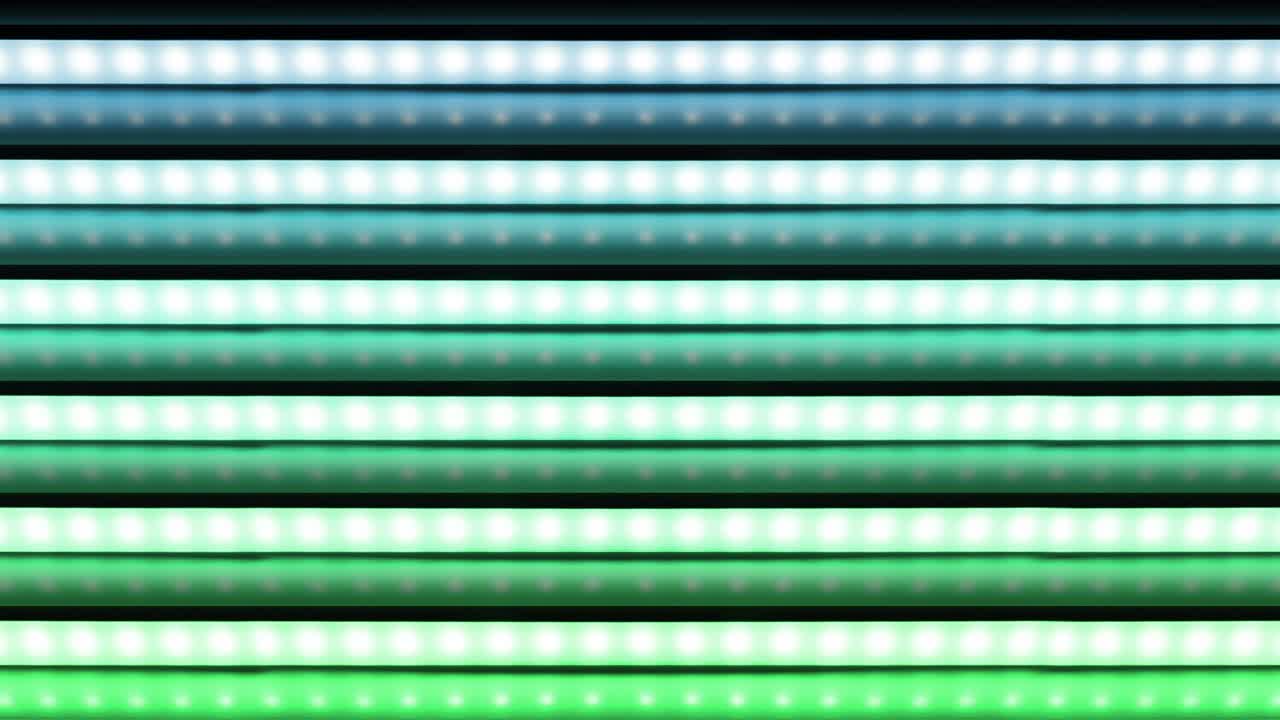 led stript dos líneas de bucle de color rgb