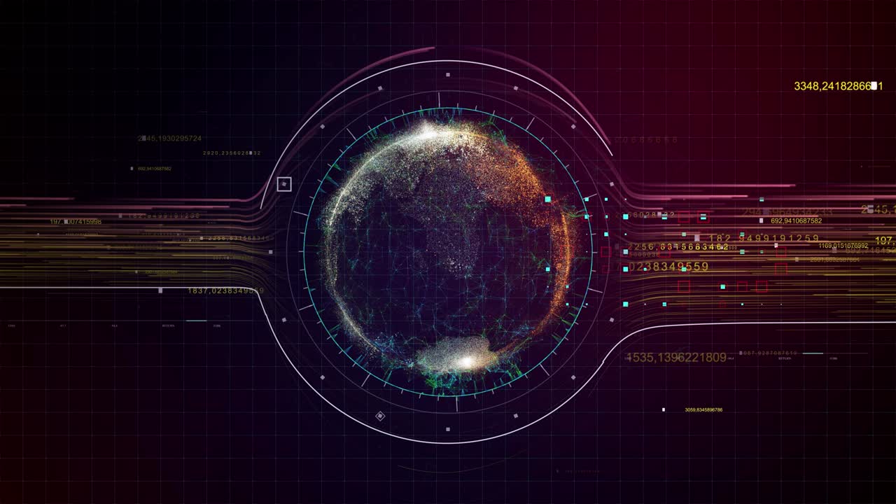 HUD Futuristic Background 4K