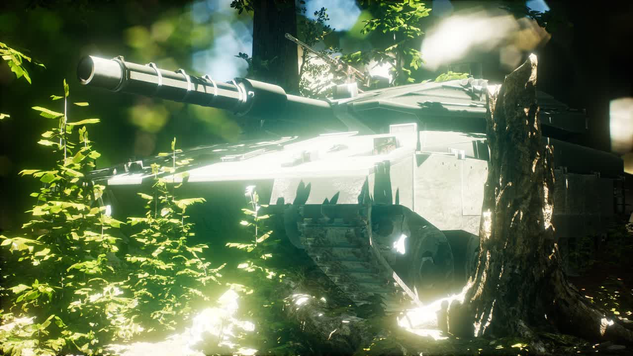 숲 속 의  ⁇ 은 녹색  ⁇ 크